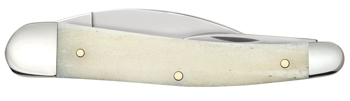 Case Seahorse Whittler Shot Show 2025 Natural Bone Color Wash Model #10844 Pattern (6355WH SS)
