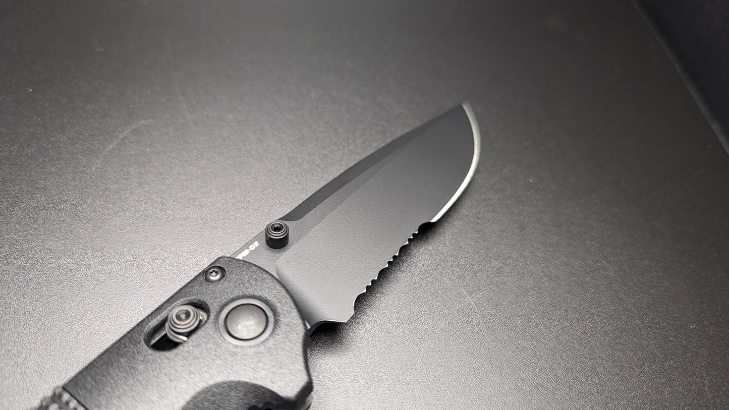 Redoubt Black Grivory and Grip Back Blade
