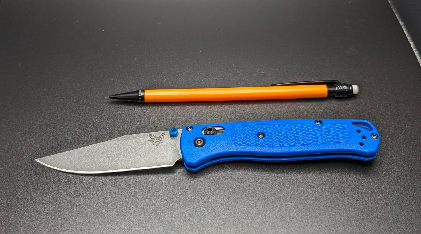 Bugout Blue Grivory 535 Compare Size