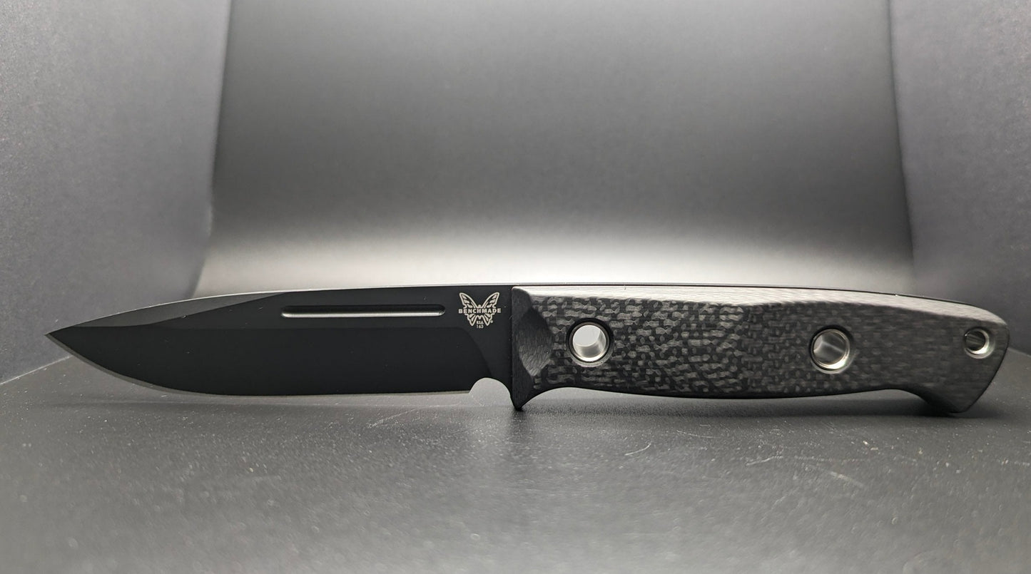 Benchmade Bushcrafter Carbon Fiber 163BK Front