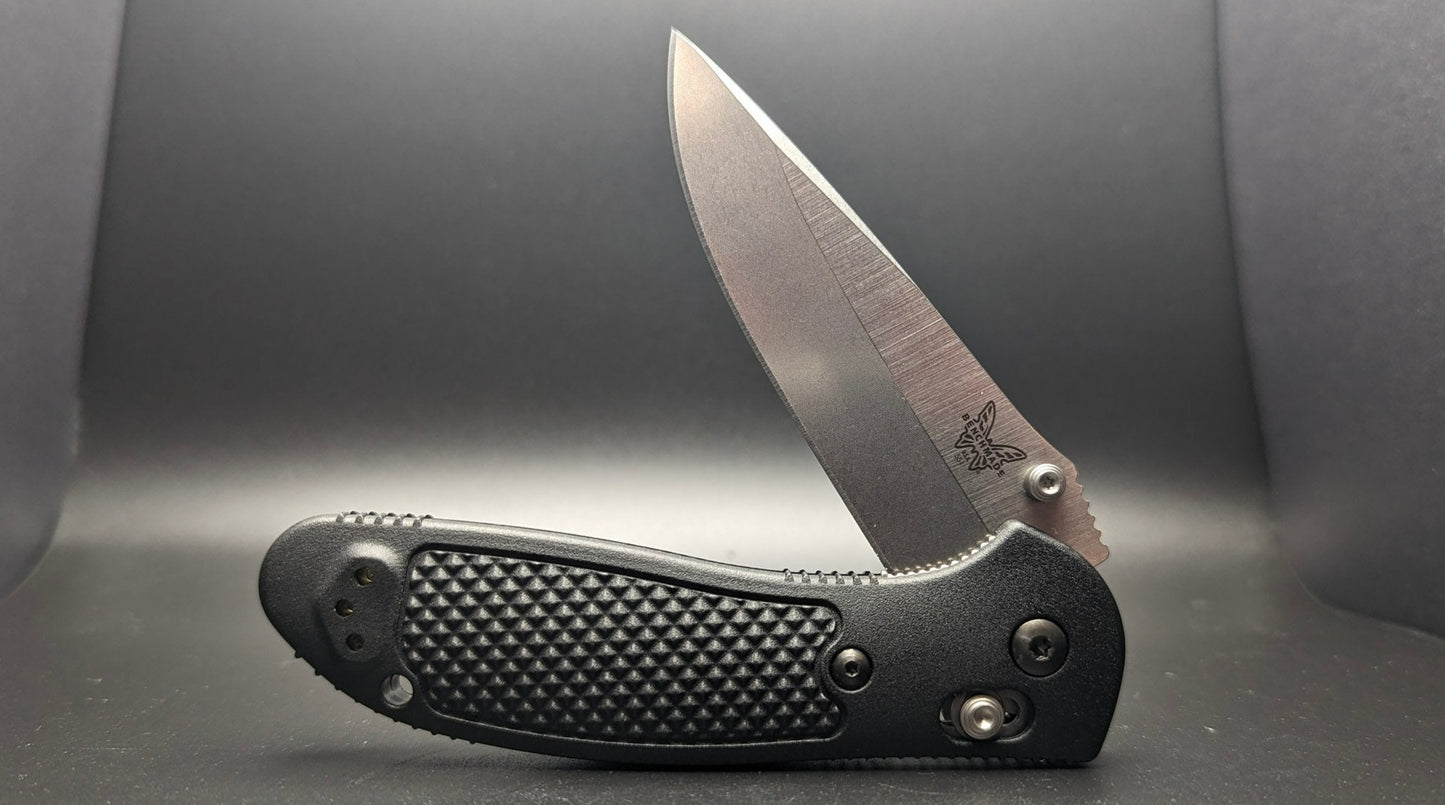 Griptilian Black Grivory 551-S30V Half Open Front
