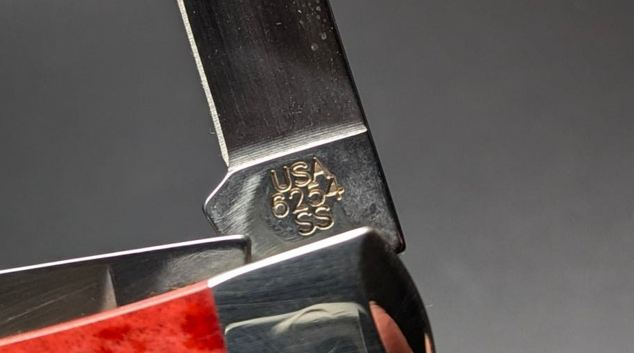 Case Trapper 11320 Smooth Old Red Bone (6254 SS) Tang 2