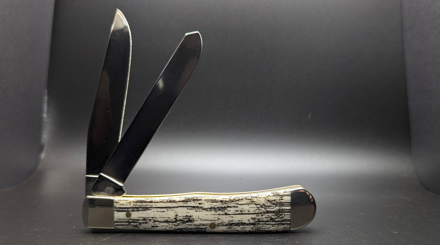 Case Trapper 15032 U.S. Army Smooth Natural Bone (6254 SS) Back