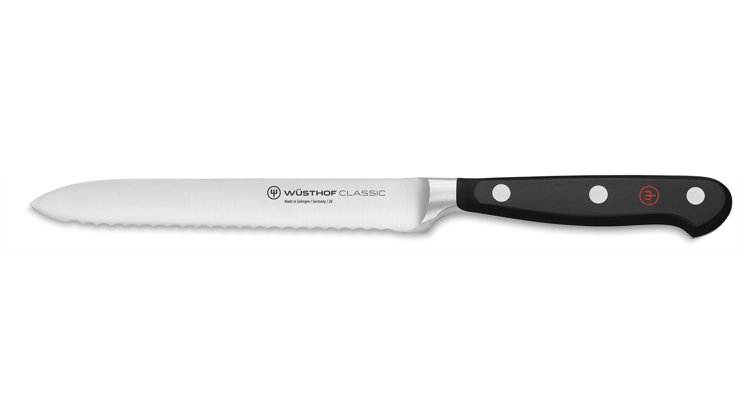 Wüsthof Classic Serrated Utility Knife 5"