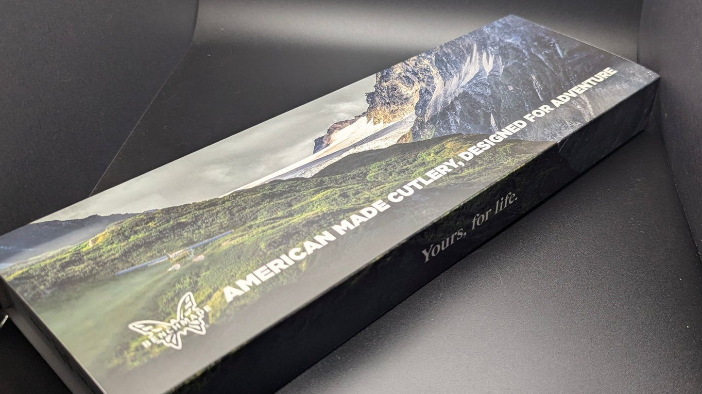 Benchmade Station Knife Maple Valley Richlite 4010-02