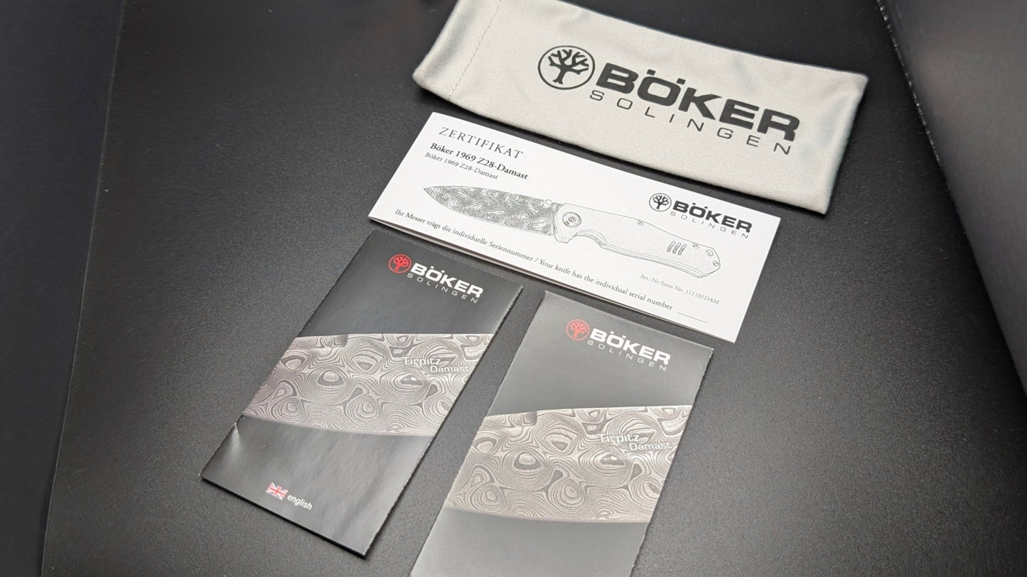 Boker Solingen 1969 Z28-Damast