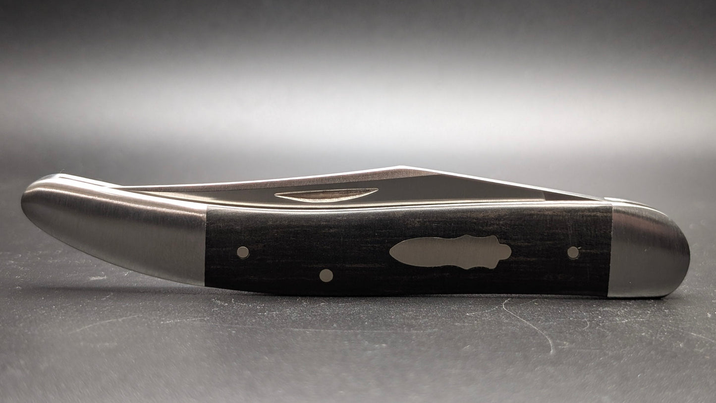 Case Bose Old Dog 2022 Collab Ebony Wood Smooth Model # 10793 Pattern (TB712022 154CM) Closed Front upright