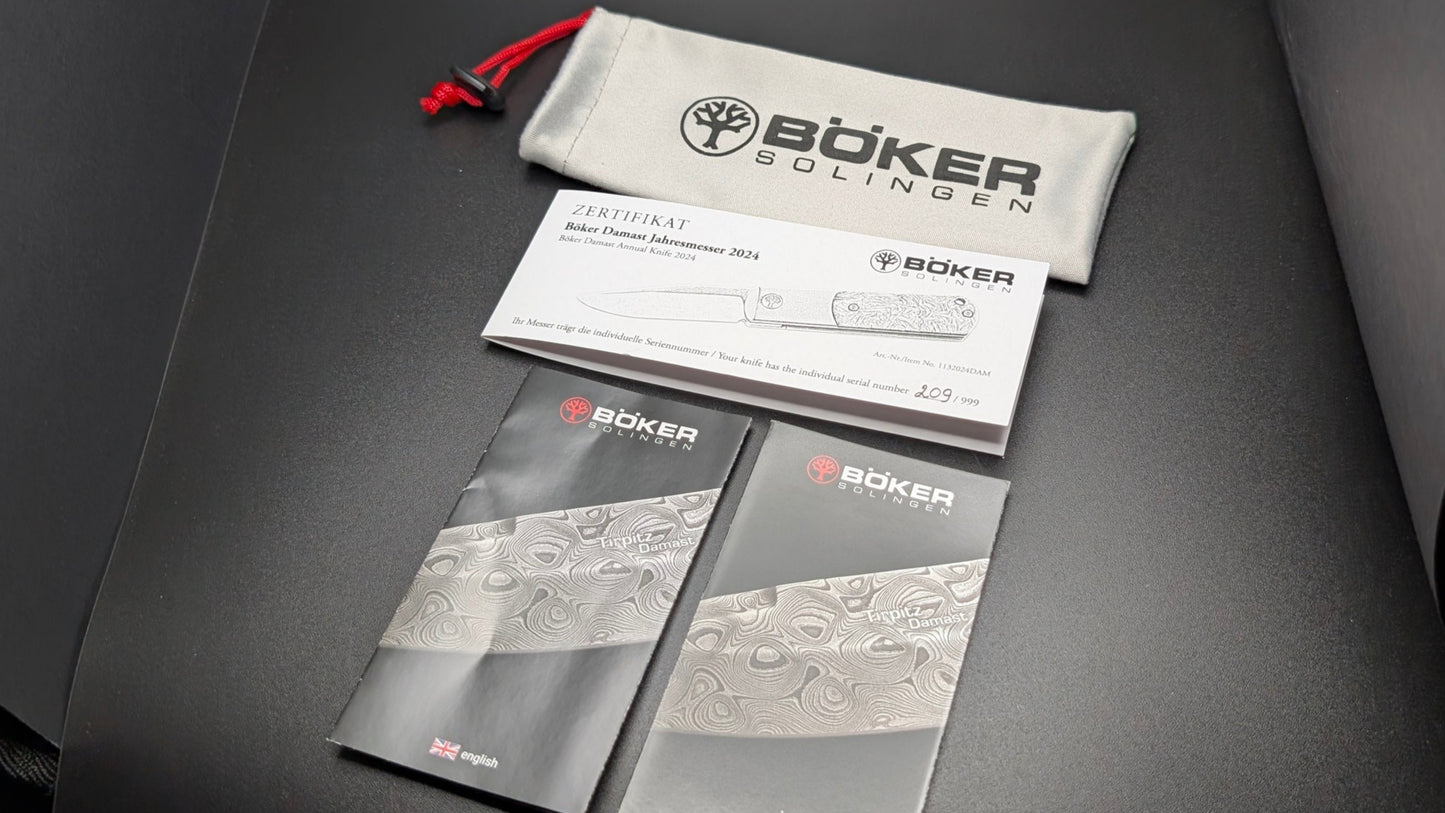 Boker Solingen Annual Damascus Knife 2024