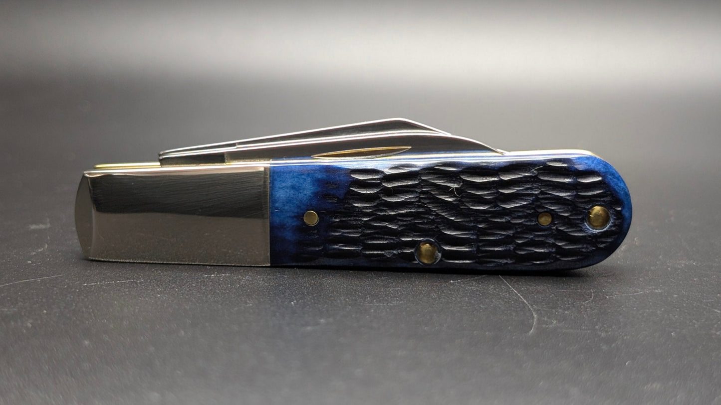 Case Barlow Navy Blue Bone Rogers Jig Model # 6894 Pattern (62009 1/2 SS)