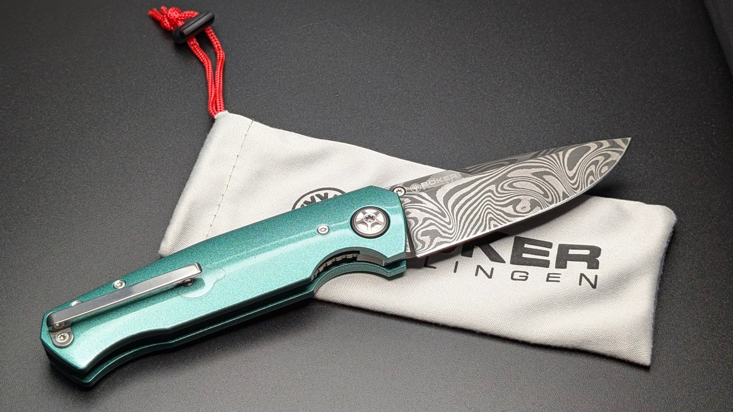 Boker Solingen 1969 Mach-1 Damast