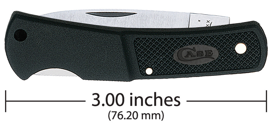 Case Lockback Black Caliber Small Model # 00156 Pattern (LT1225L SS)