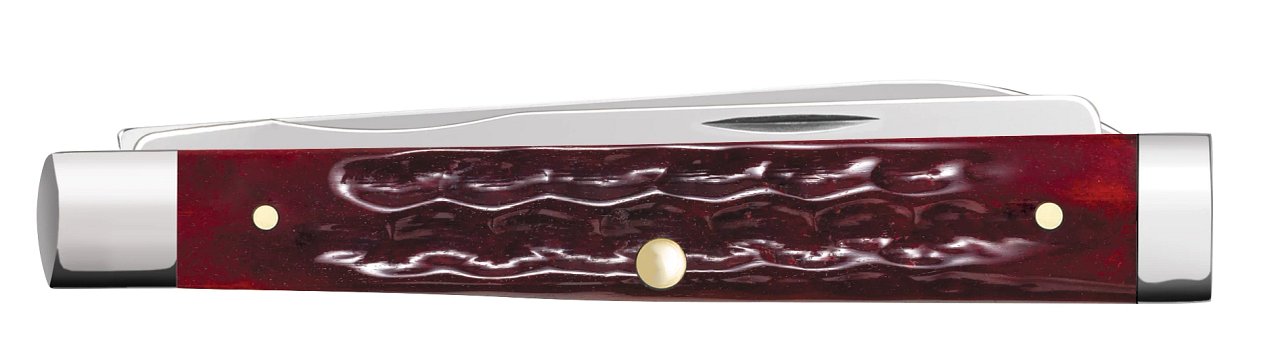 Case Baby Doc Pocket Worn Old Red Bone Model # 10308 Pattern (6282SP SS) Back Closed