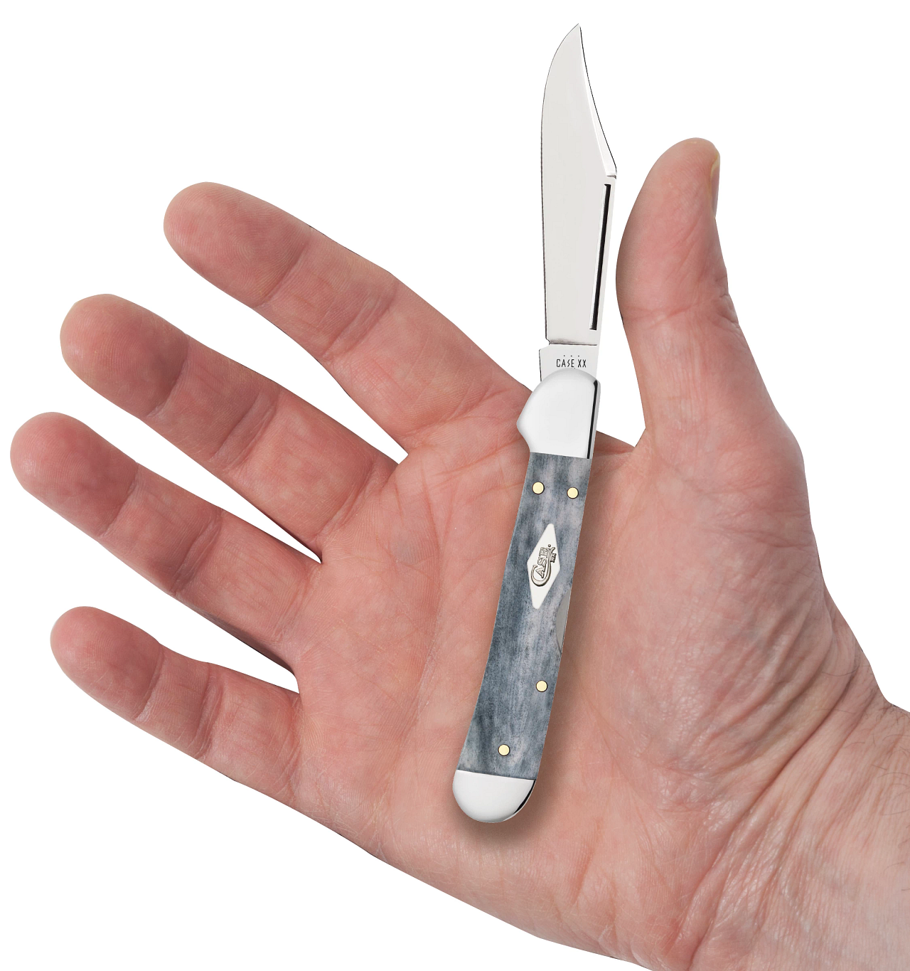 Case Mini CopperLock Grey Bone Smooth Model # 34201 Pattern (61749L SS)