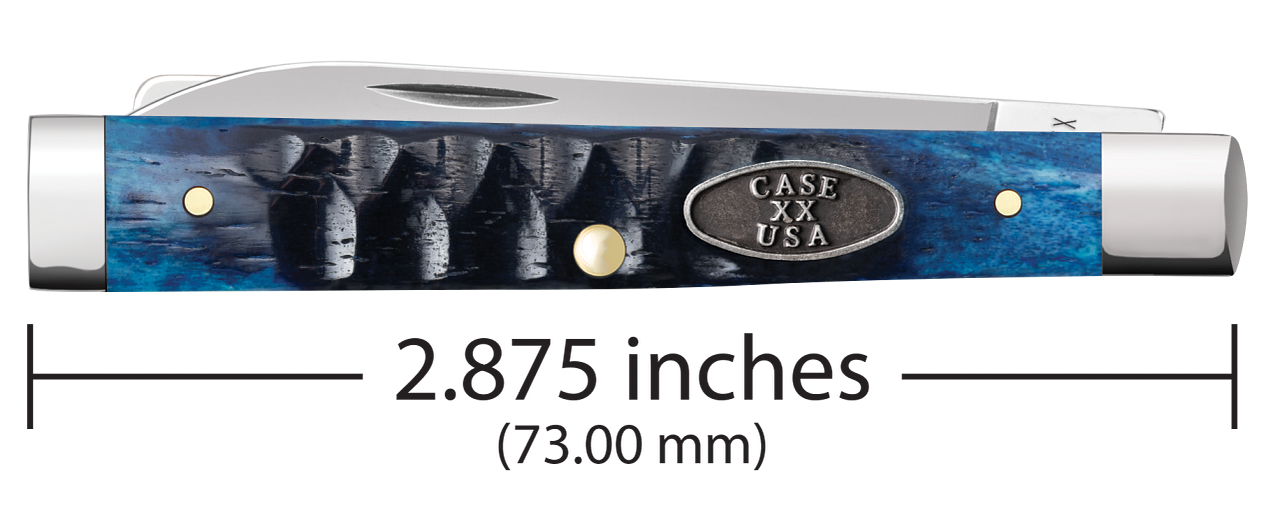 Case Baby Doc Limited XX Edition XXXVIII Gator Jig Ocean Blue Bone Model # 53986 Pattern (6282SP SS) Closed Front