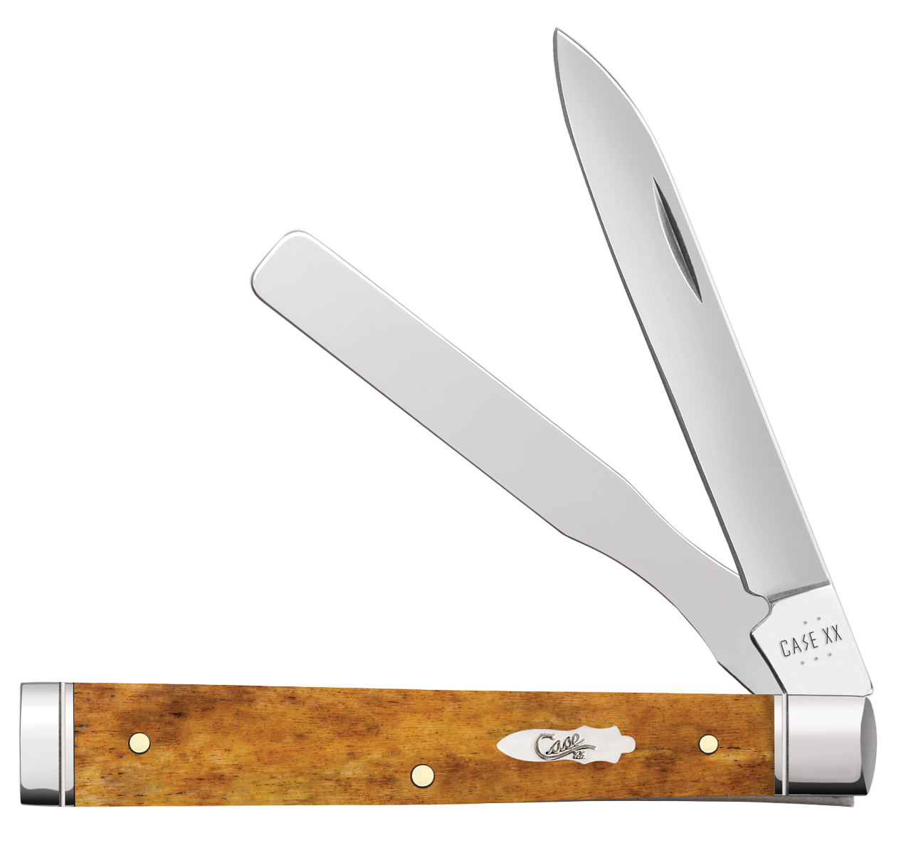 Case Baby Doc Smooth Antique Bone with Fluted Bolsters Model # 58213 Pattern (6282SP SS)