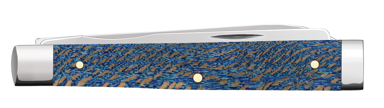 Case Baby Doc Smooth Blue Sycamore Wood Model # 63736 Pattern (7282SP SS) Back