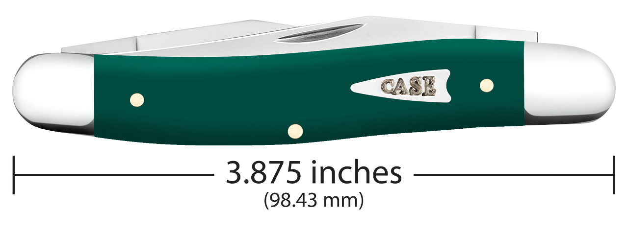 Case Muskrat Spruce Green Synthetic Smooth Model # 64533 Pattern (Muskrat SS)