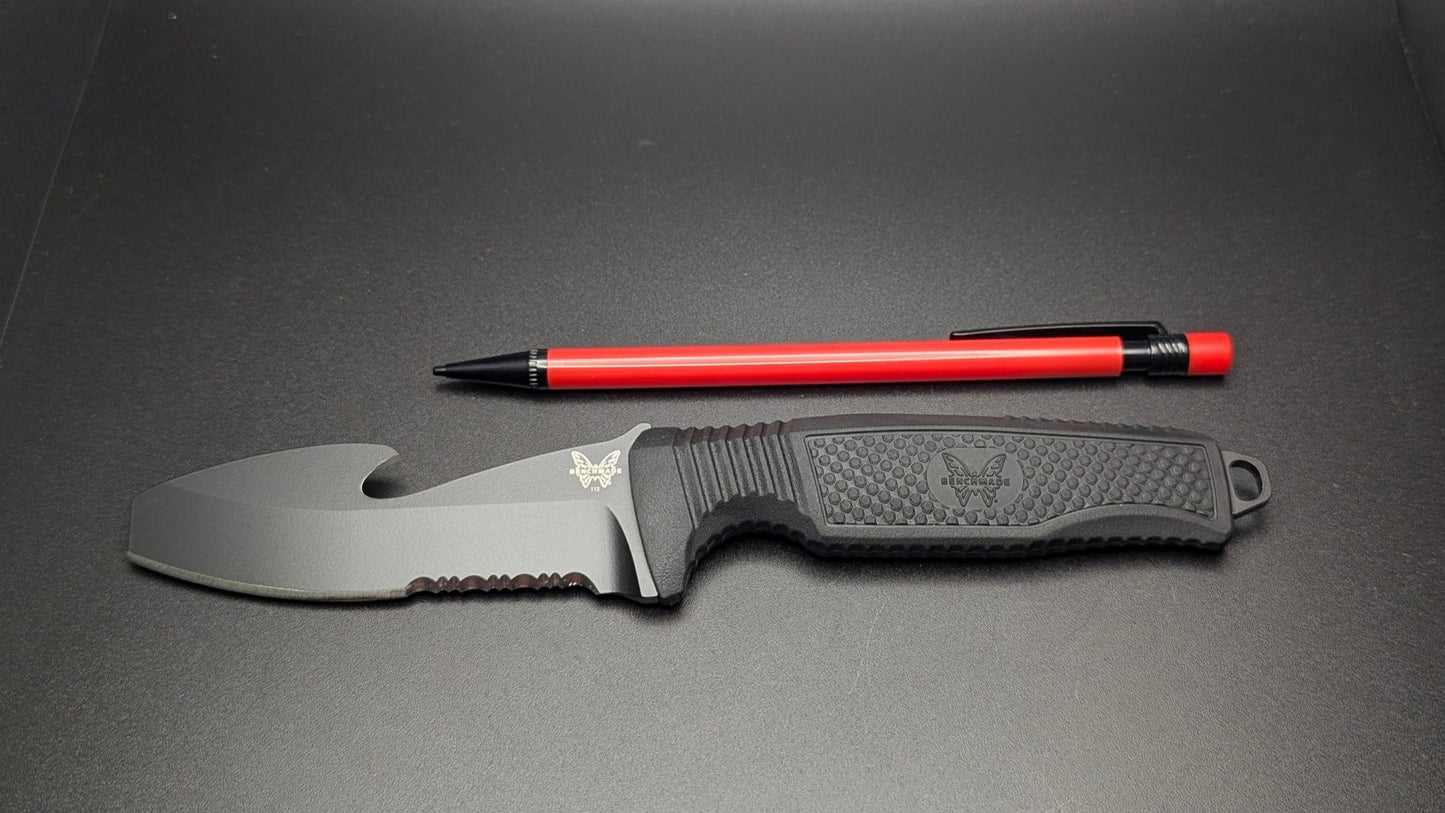 H2O Fixed Dive Knife 112SBK-BLK
