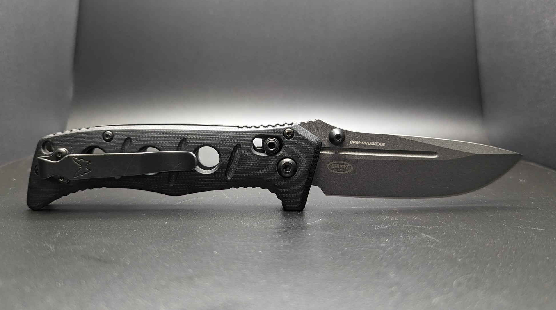 Mini Adamas Black G10 Back Side