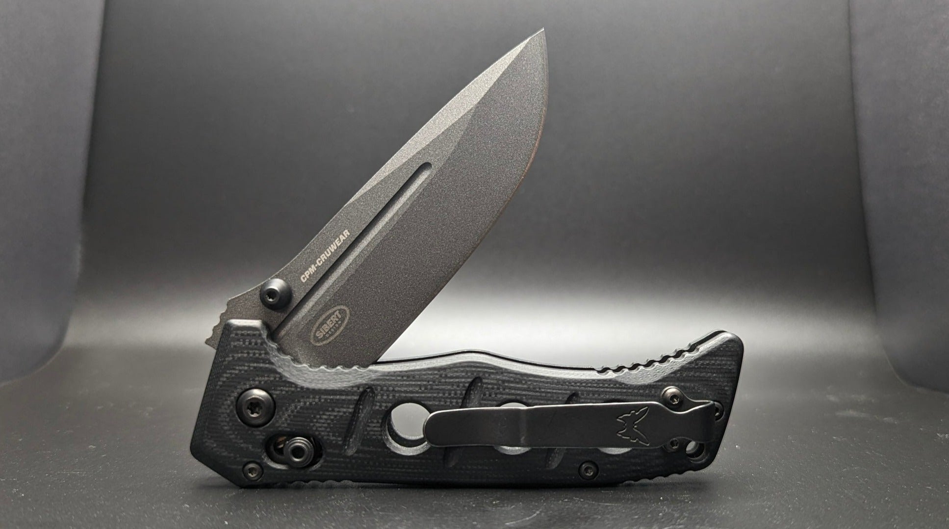 Mini Adamas Black G10 Half Open Back