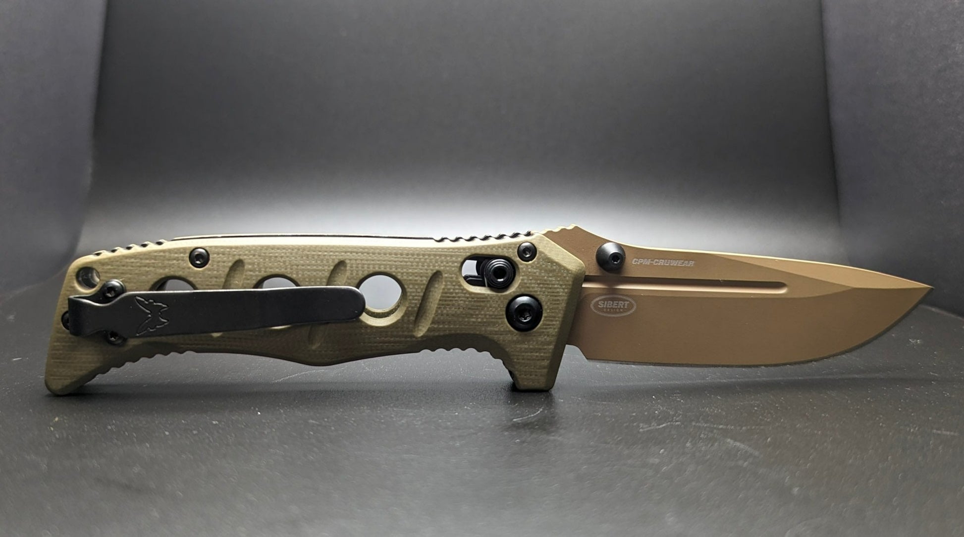 Mini Adamas OD Green G10 Back Side