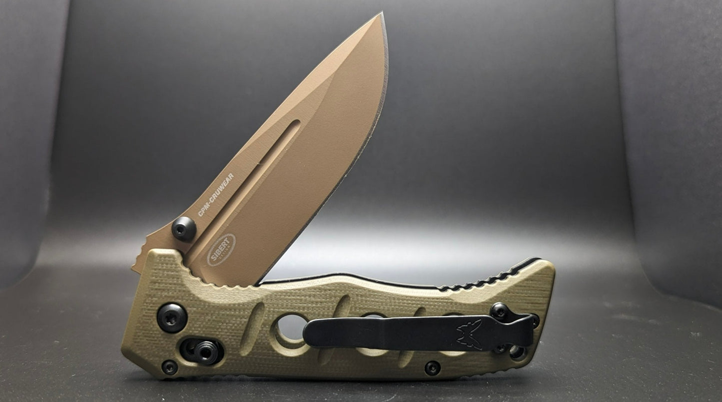 Mini Adamas OD Green G10 Back Half Open