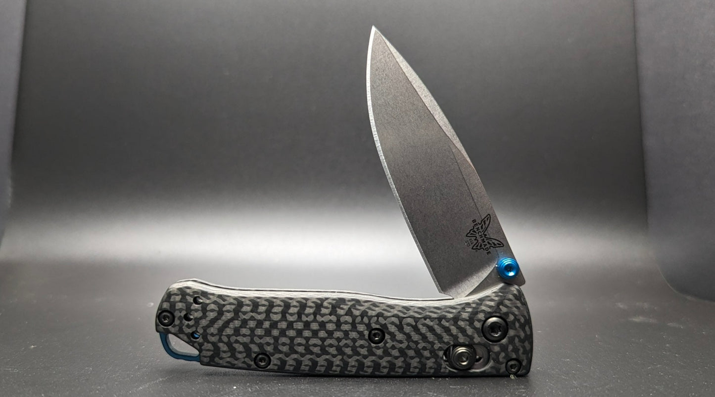 Mini Bugout Carbon Fiber 533-3 Half Open Front Side