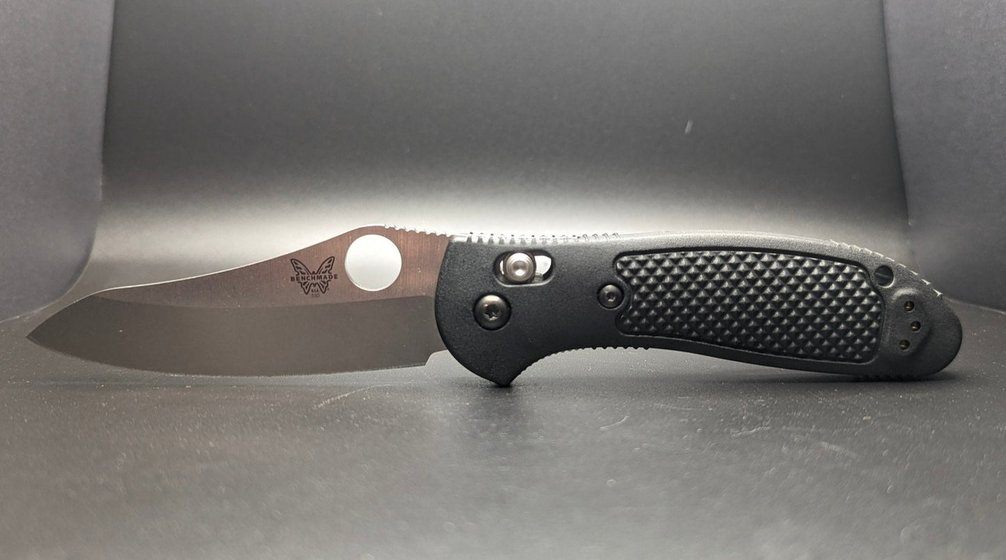 Griptilian Black Grivory 550-S30V Sheepsfoot Front