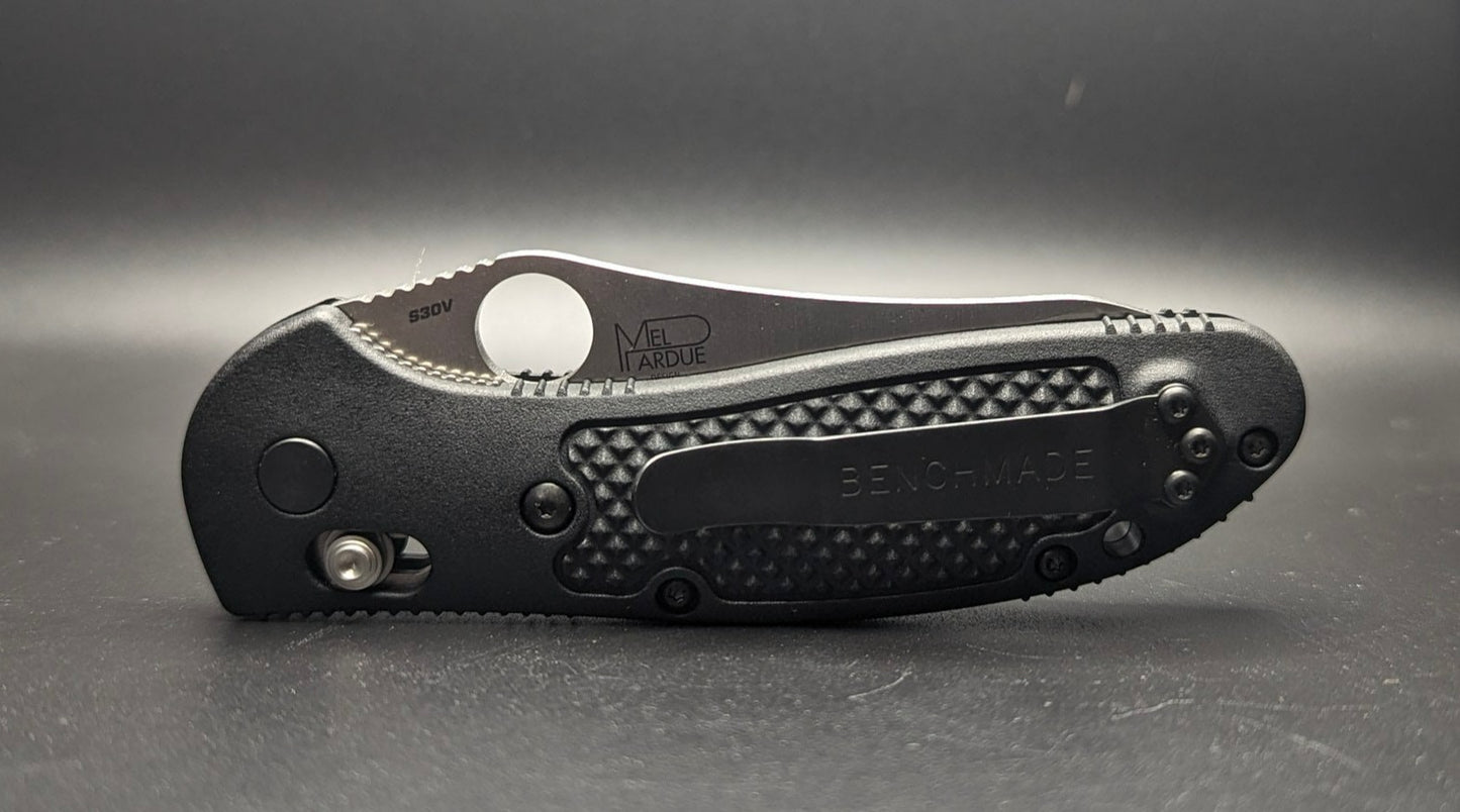 Griptilian Black Grivory 550-S30V Sheepsfoot Closed Back