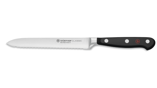 Wüsthof Classic Serrated Utility Knife 5"