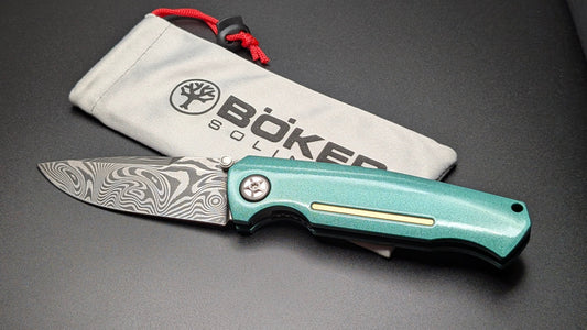 Boker Solingen 1969 Mach-1 Damast