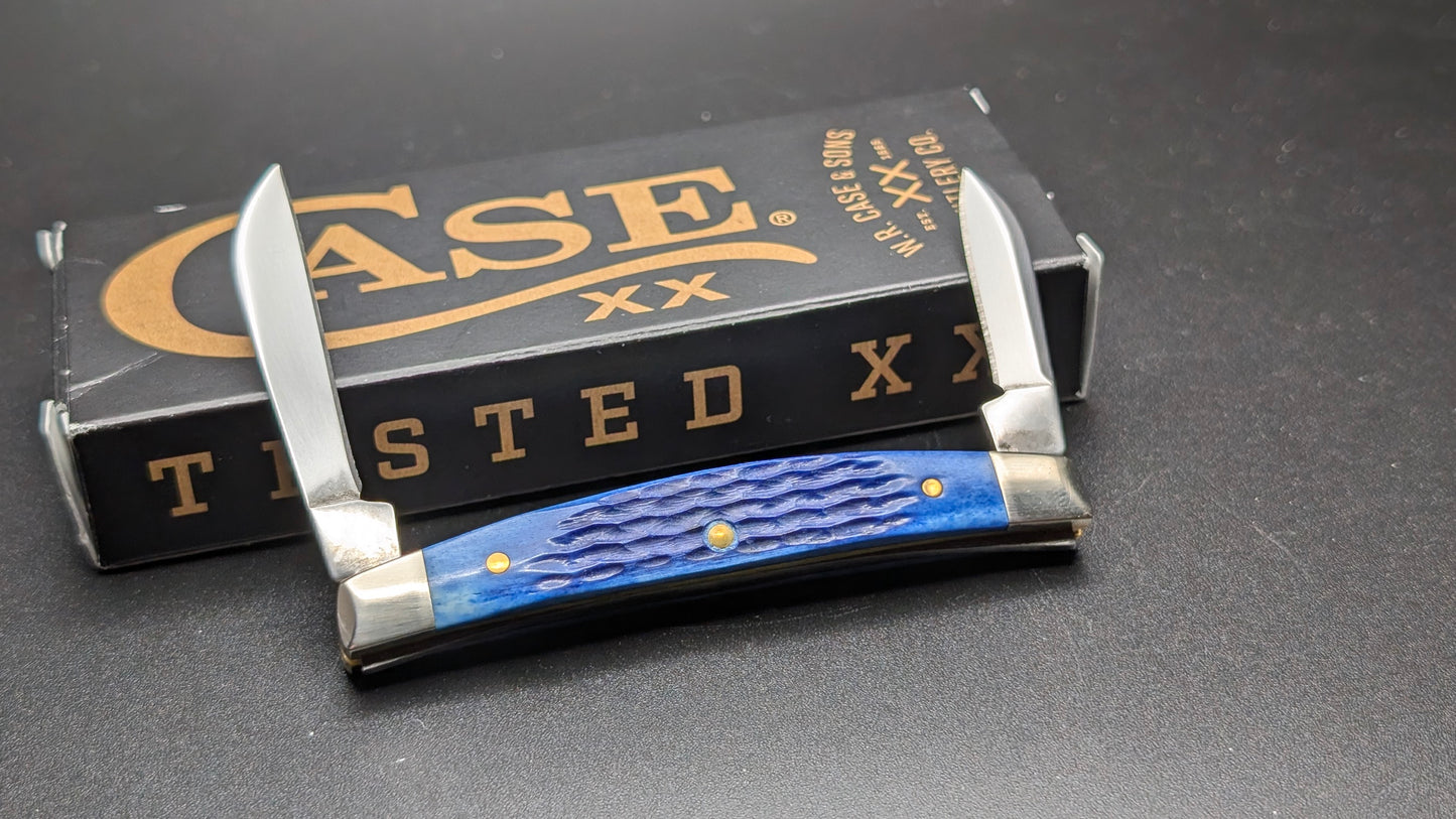 Case Small Congress Blue Bone Rogers Corn Cob Jig Model # 2845 Pattern (6268 SS)