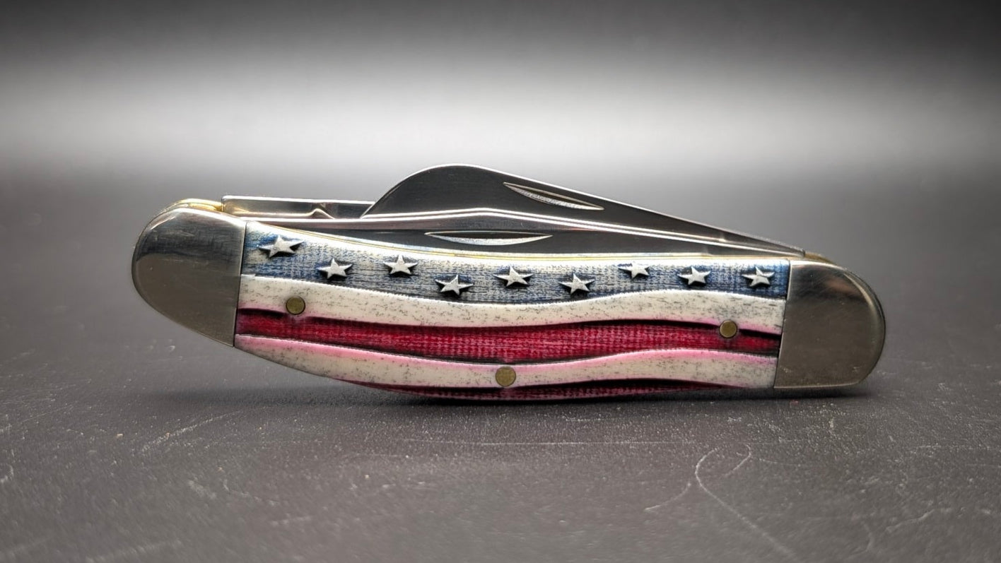 Case Star Spangled Bone Sowbelly Knife