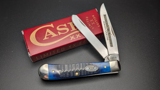 Case Trapper Open Front Limited Edition Gator Jig Blue