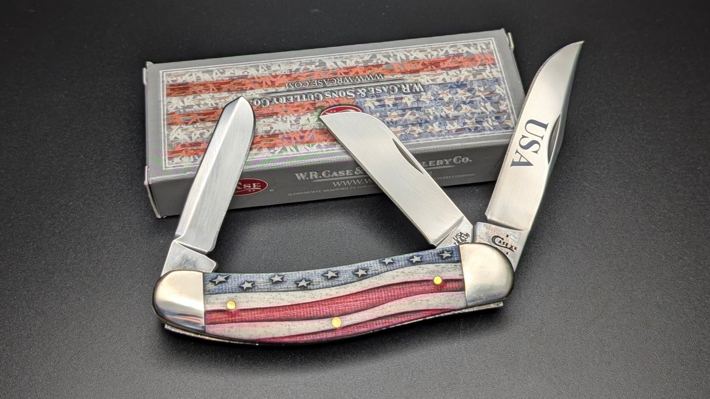 Case Star Spangled Bone Sowbelly Knife
