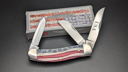 Case Star Spangled Bone Sowbelly Knife