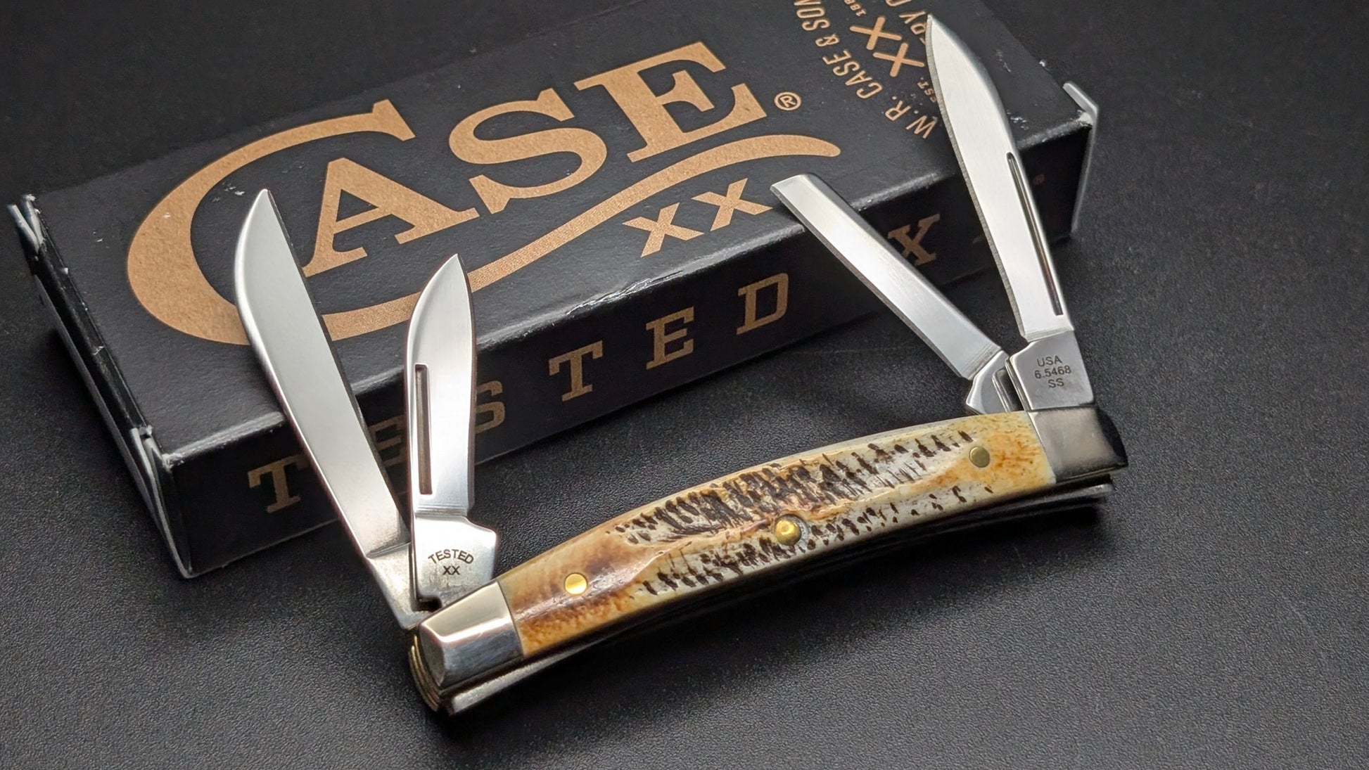 Case Small Congress 6.5 BoneStag Model # 65337 Pattern (6.5468 SS)