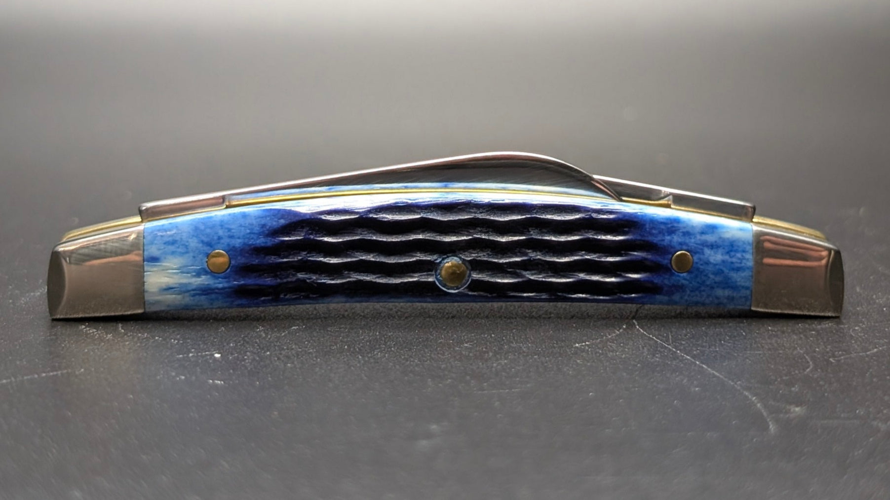 Case Small Congress Blue Bone Rogers Corn Cob Jig Model # 2845 Pattern (6268 SS)