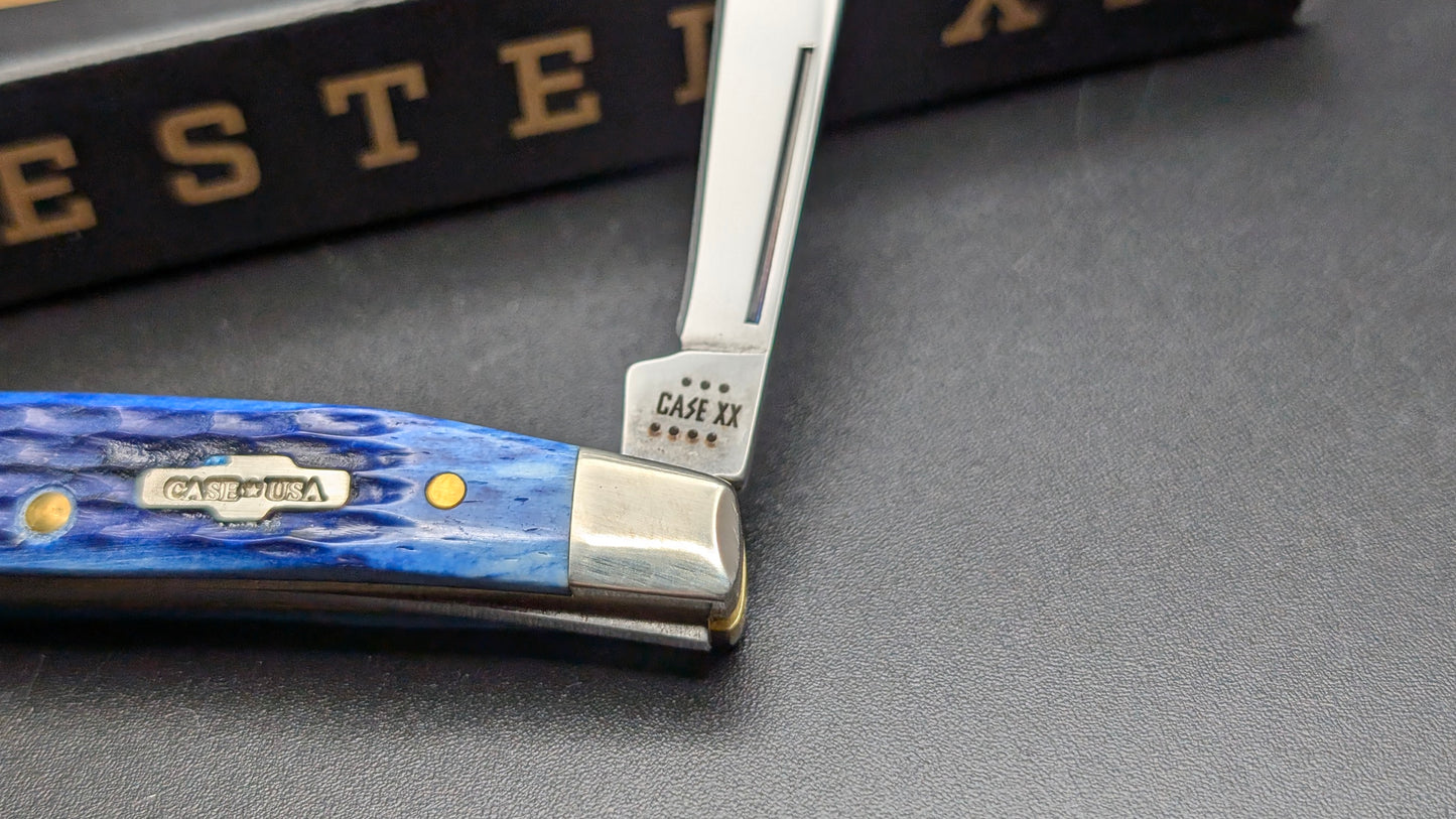 Case Small Congress Blue Bone Rogers Corn Cob Jig Model # 2845 Pattern (6268 SS)