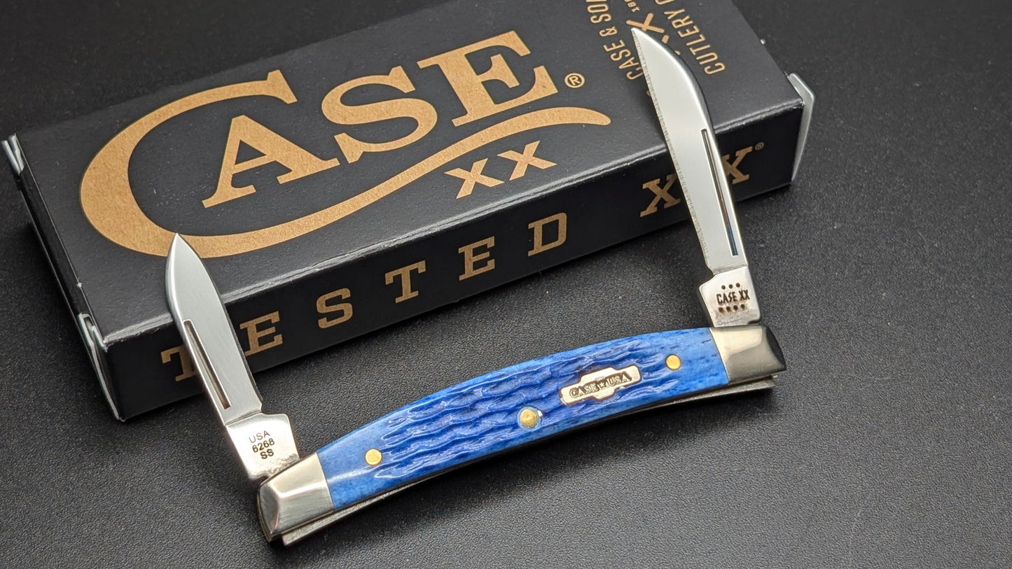 Case Small Congress Blue Bone Rogers Corn Cob Jig Model # 2845 Pattern (6268 SS)