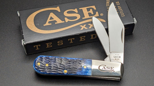 Case Barlow Navy Blue Bone Rogers Jig Model # 6894 Pattern (62009 1/2 SS)
